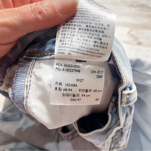 Levi’s Orange Tab Slim Leg Womens Jeans Retro Light Wash Size 27 - Picture 4 of 7